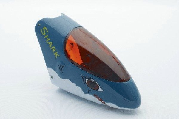 Cockpit Shark til Midi RC-helikopter