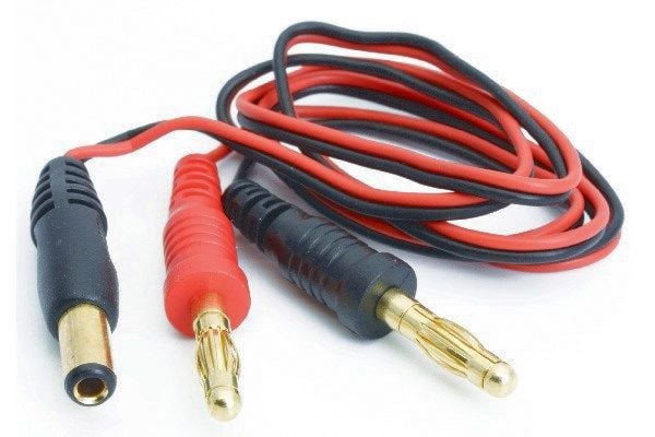 Laddkabel, bananstift/2,5DC