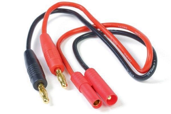 Laddkabel, bananstift/HXT 4 mm