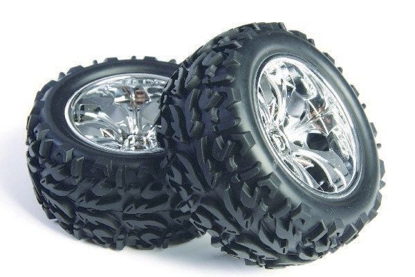 Wheel Complete, lastbil, krom, 2 st