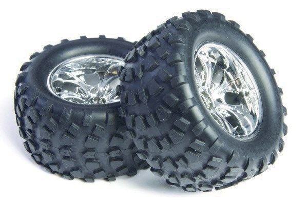 Wheel Com. Thunder Chrom 130 mm 2 st