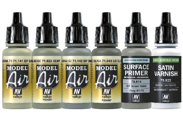 Vallejo 71.210, 17 ml, Grå, Oliven, Matte, Flaske
