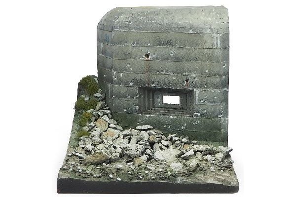 Scenics dioramagrund WWII-bunker 8x8x8 cm