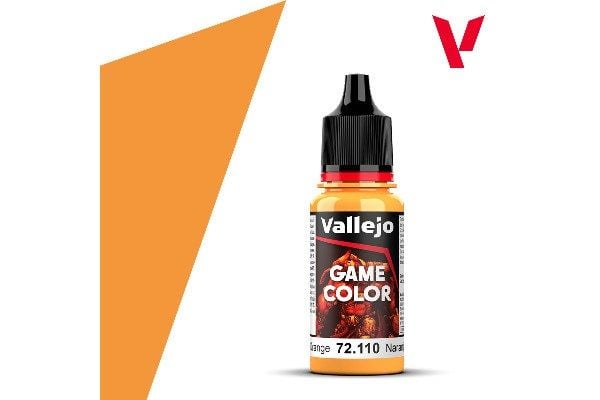Vallejo 72.110, Oransje, Acryl maling, Væske, 18 ml, 1 stykker