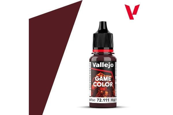 Vallejo 72.111, Rød, Acryl maling, Væske, 18 ml, 1 stykker