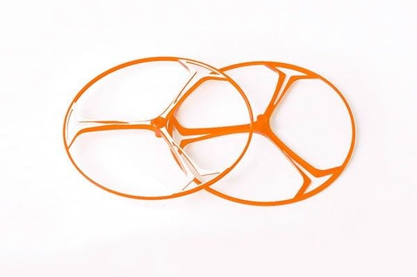 Stort hjul orange