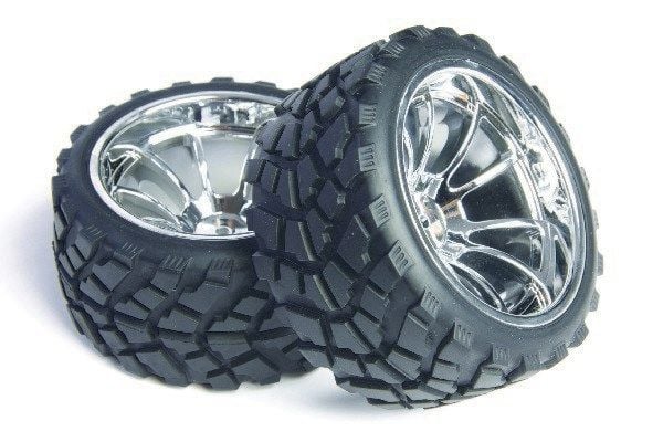 Wheel Complete, Street Hotrod, krom, 2 st.