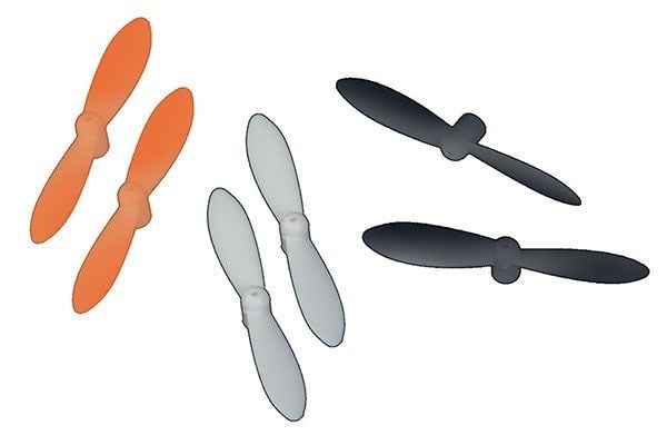 Propell til H108 2x oransje, 2x hvit, 2x svart