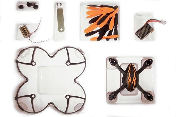 Value pack för H107 Matt Black med orange ränder