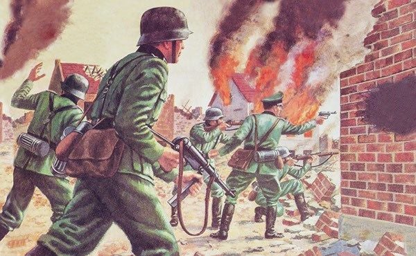 WWII tysk infanteri