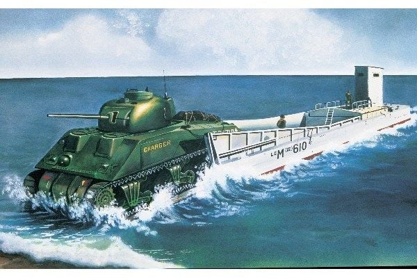 1:76 LCM3 & Sherman plastbyggesett skip 176