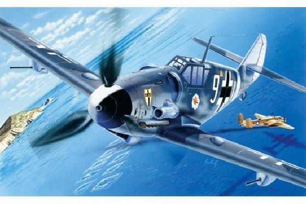 Italeri Messerschmitt BF - 109 G - 6, 1:72, Kokoonpanosarja, Kiinteäsiipiset lentokoneet, Sotilaslentokoneet, Messerschmitt BF - 109 G - 6, Muovi