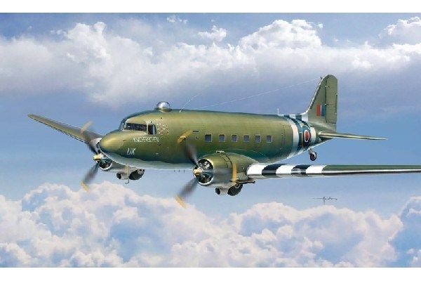Italeri Dakota Mk.III, Fixed-wing aircraft model, Monteringssats, 1:72, Dakota Mk.III, Hankoppling, Second World War