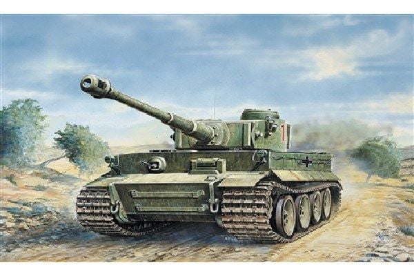 Italeri Tiger I Ausf. E/H1, Tank model, Monteringssett, 1:35, Tiger I Ausf. E/H1, Alle kjønn, Plast