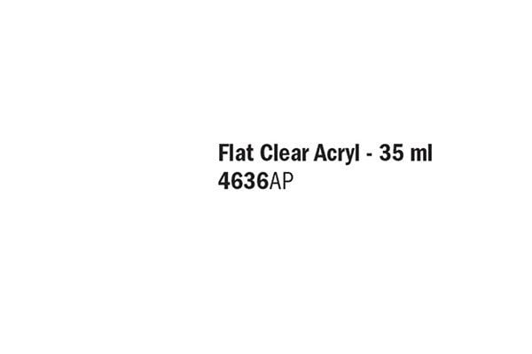 Tasainen kirkas akryyli 35 ml