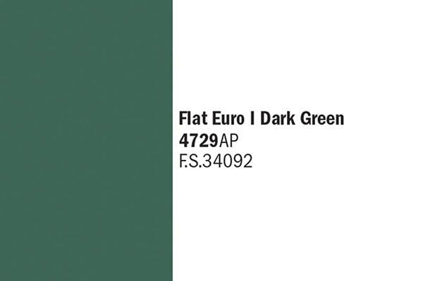 Flat Euro I mørk grønn 20 ml vannbasert akrylmaling