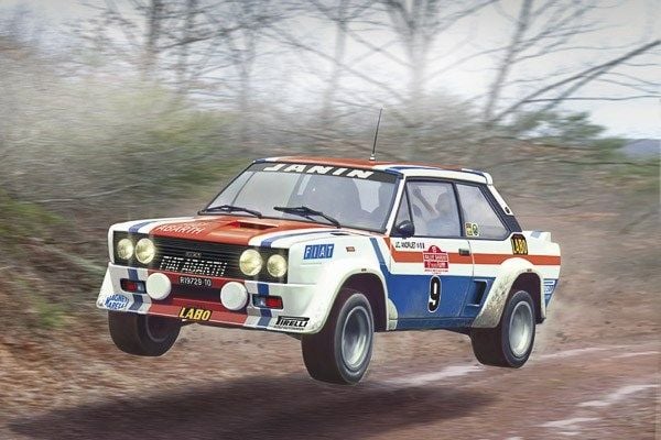 1:24 Fiat 131 Abarth 1977 San Remo Rally-vinner