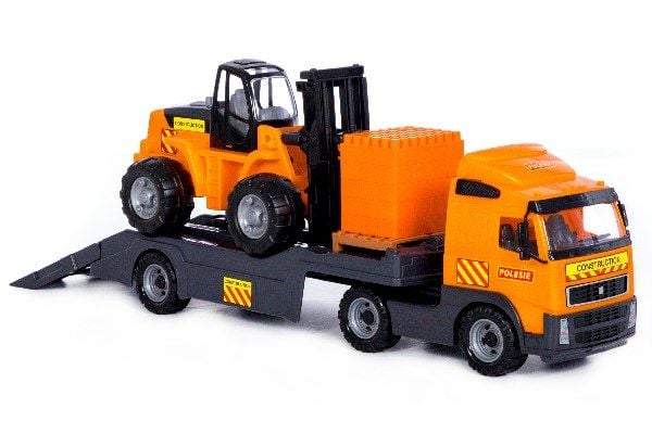 Lastebiltilhenger m. gaffeltruck 750x230x345 mm