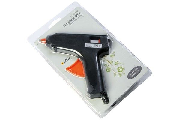 Liimapistooli 11mm 40W musta