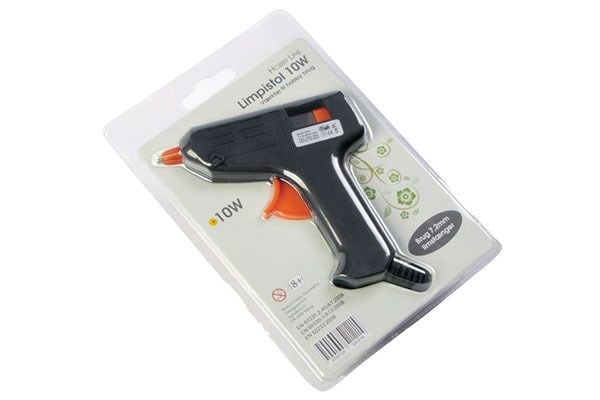 Liimapistooli Ø7.2mm liimapuikoille 10W musta universaali