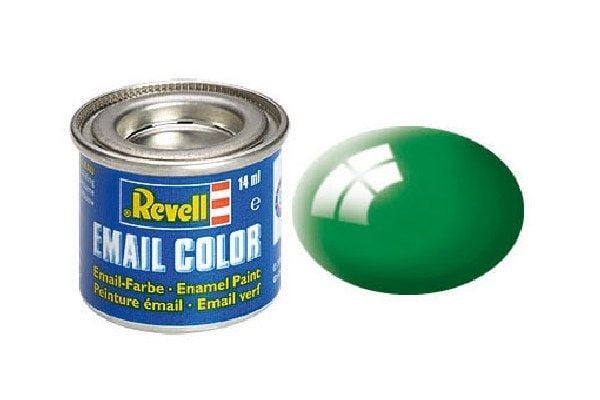 Emalj 14 ml, smaragdgrön blank