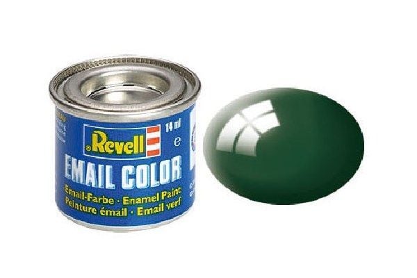 Emalj 14 ml, havsgrön blank