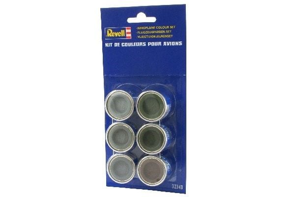 Emaljfärgsats flyg 6x14 ml