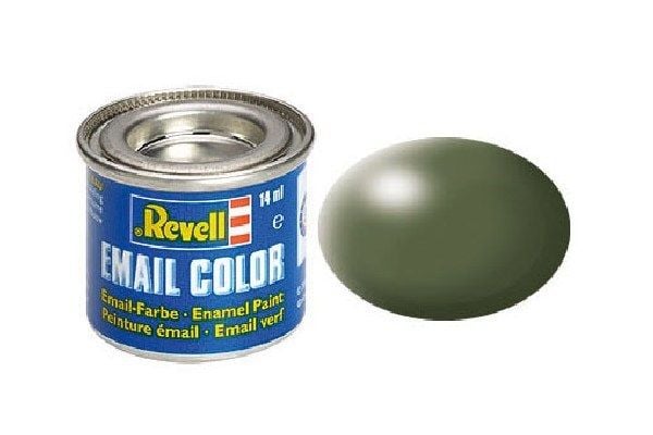 Enamel 14 ml. olivgrön silke