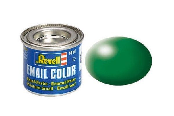 Revell Leaf green, silk RAL 6001 14 ml-tin, Grön, 1 styck