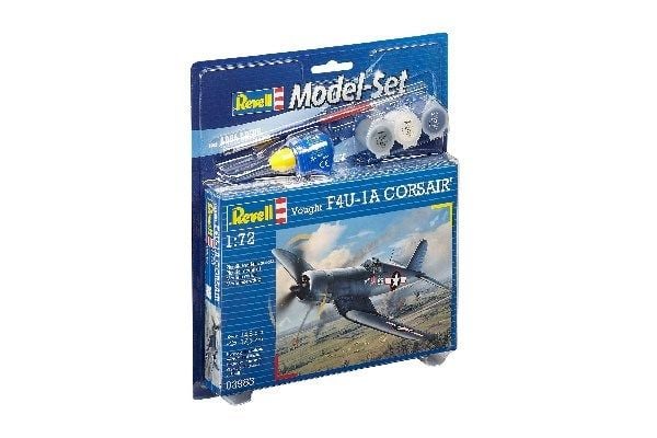 Revell Vought F4U-1D Corsair, modellfly, monteringssett, 1:72, Vought F4U Corsair, plast, Light Practice