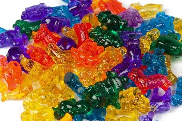 Pearl`n fun dyremiks transparent bøtte 100 g