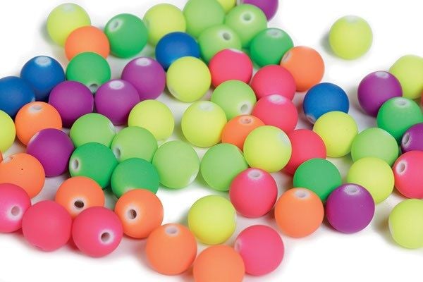 Pearl`n fun matt 10 mm assorterte farger 125 g bøtte