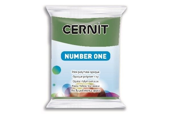 Cernit 645 Number One 56g olivengrøn 56g olivengrøn
