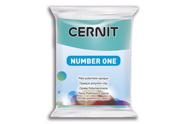 Cernit 280 Number One 56 g turkosblå