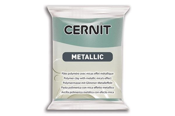 Cernit Metallic 054 56g turkoosi kultainen