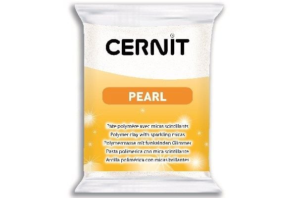Cernit Pearl 085 (helmiäinen) 56g, valkoinen
