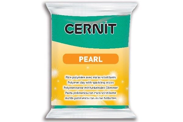 Cernit Pearl 600 (helmiäinen) 56g, vihreä