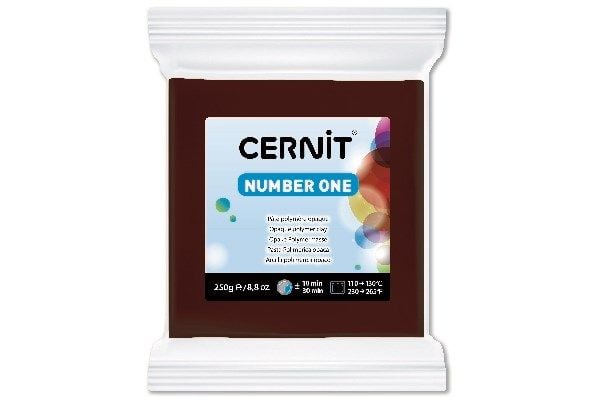Cernit 800 Number One 250 g brun