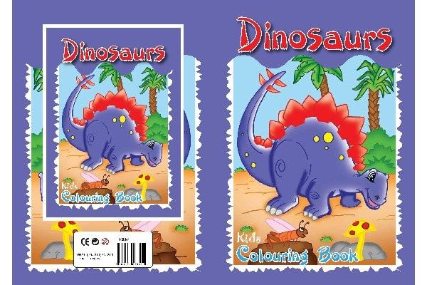 Malebok A4 Dinosaurer - 16 sider