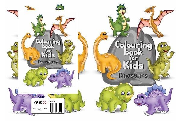 Malebok A4 Kids Dinosaurs 16 sider
