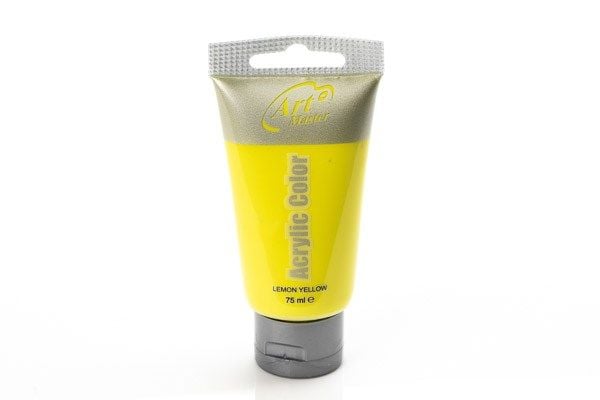 ArtMaster akrylfärg 75 ml citron gul