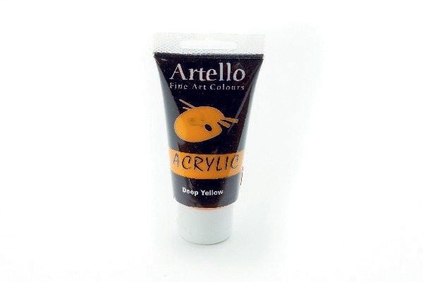 Artello akrylfärg 75 ml Deep Yellow