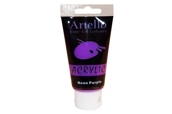 Artello akrylfärg 75 ml Neon Purple