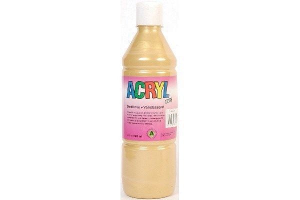 Akryyli metallinen 500ml kulta