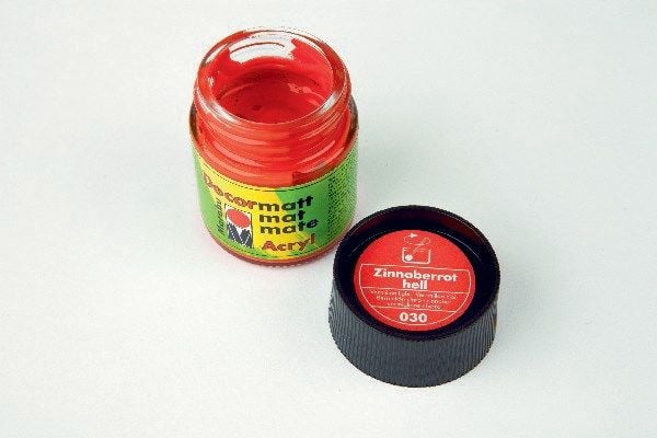 Decormatt 50 ml 030 cinnorb.röd