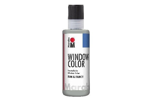 Marabu Window Color, Sølv, Glassmaling, Væske, 80 ml, 1 stykker