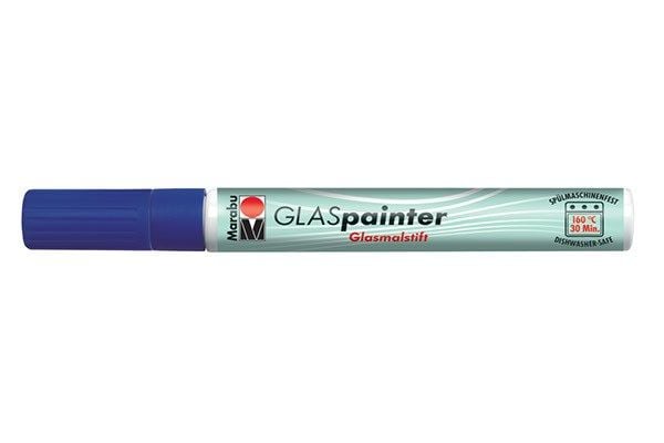 Glasmålare 3-4mm nat blå