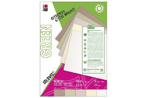 GREEN papir naturmiks A4 20 ark, 250 g FSC