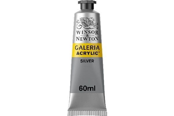 Galeria Acrylic 60ml Metallic Silver 617