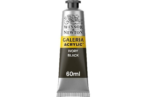 Galeria Acrylic 60 ml elfenben/svart 331